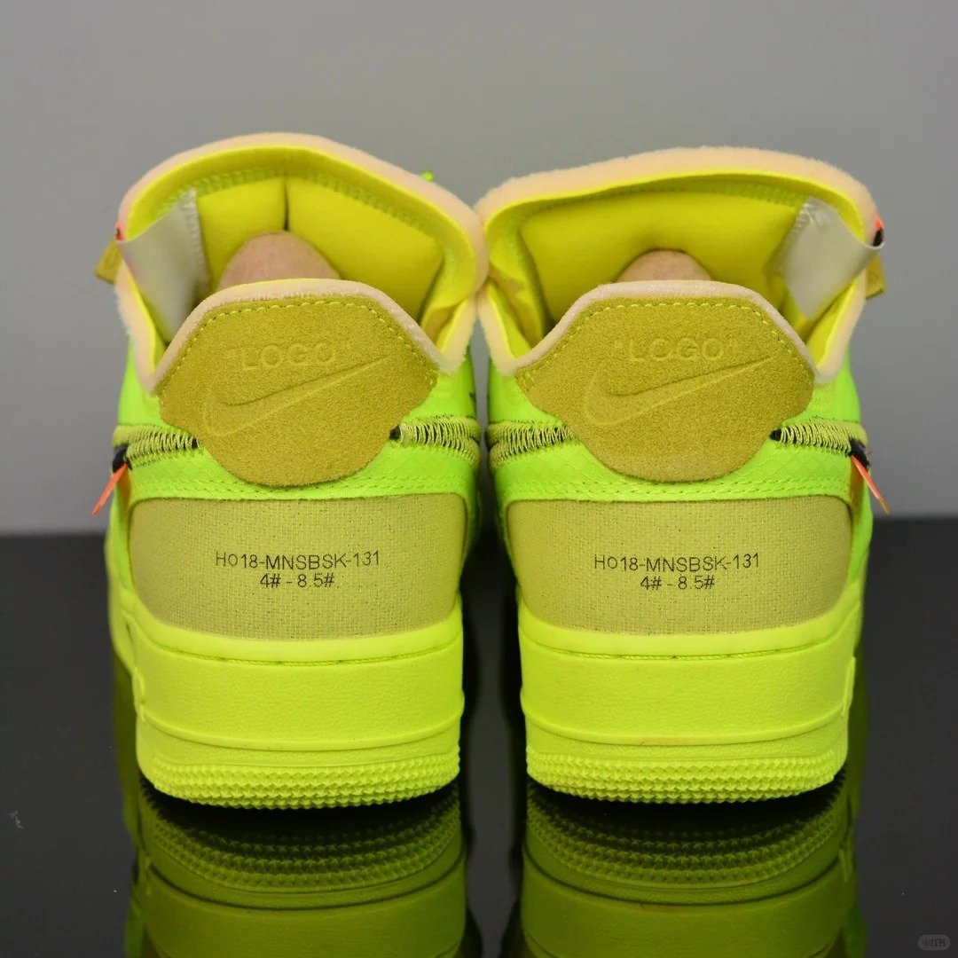 Nike Air Force 1Low Off-White Volt - Image 4