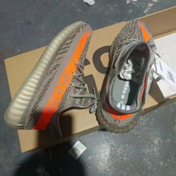 adidas Mens Yeezy Boost 350 V2 Lace Up Sneakers Shoes Casual
