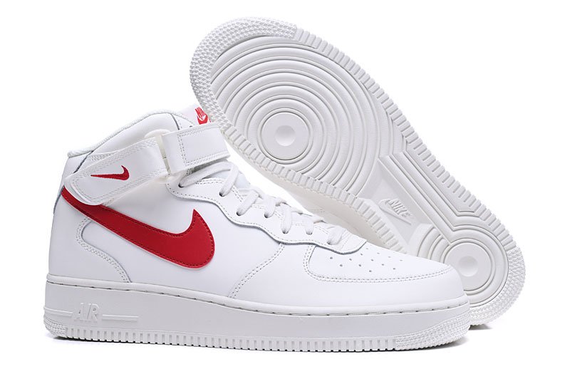 Nike Air Force 1 MidSail University Red - Image 2