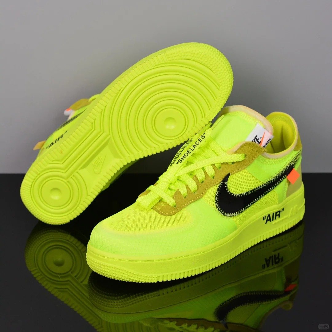 Nike Air Force 1Low Off-White Volt - Image 3