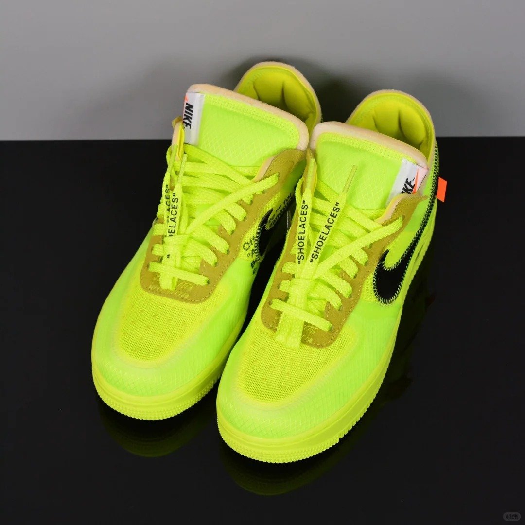 Nike Air Force 1Low Off-White Volt - Image 5